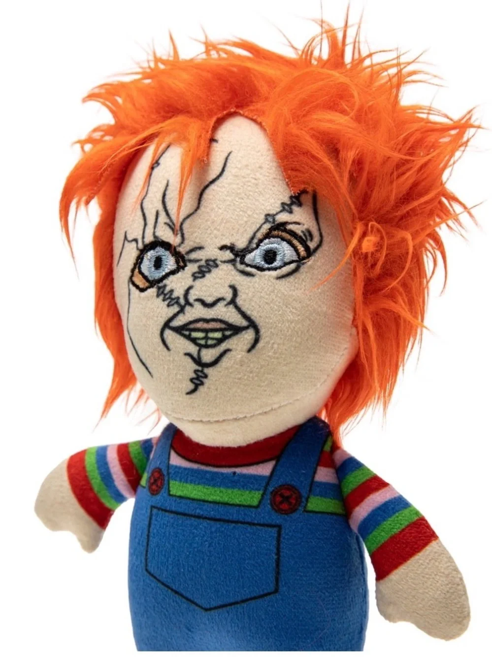 NWT Chucky Good Guys Horror Plush Squeaker Crinkle Dog Toy Halloween